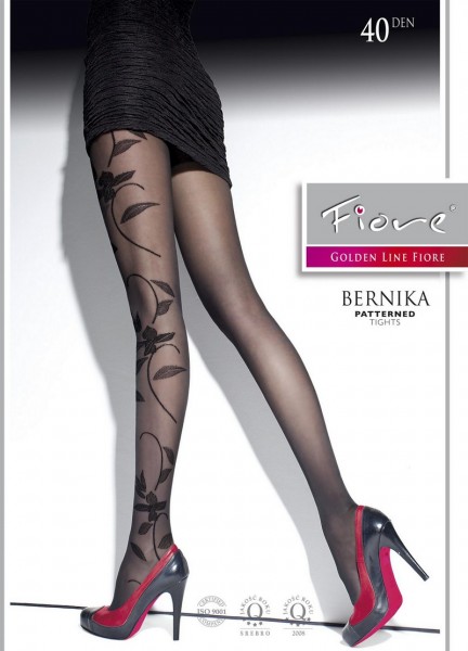 Fiore Strumpfhose mit floralem Muster Bernika