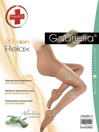 Gabriella Feinstrumpfhose mit Anti-Cellulite-Wirkung Relax 20 DEN