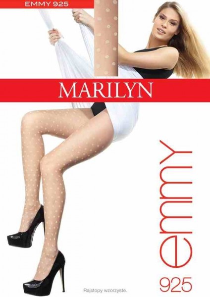 Marilyn Feinstrumpfhose mit angesagtem Tupfenmuster Emmy, 30 DEN