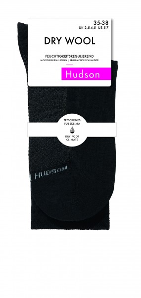 Hudson Dry Wool - Bequeme Socken mit hohem Anteil an Schurwolle