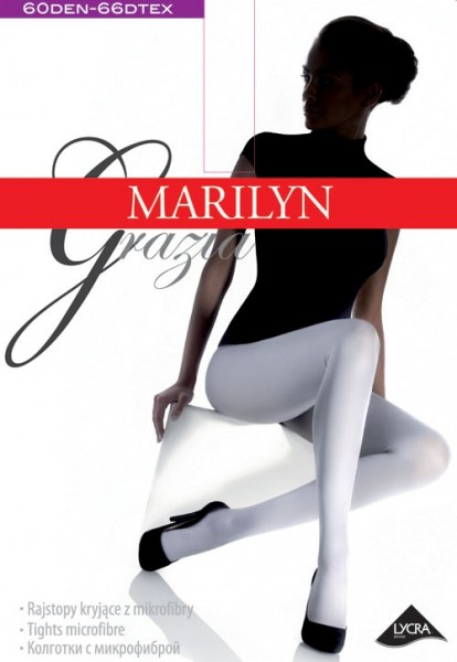 Klassische blickdichte Strumpfhose Grazia 60 denier von Marilyn