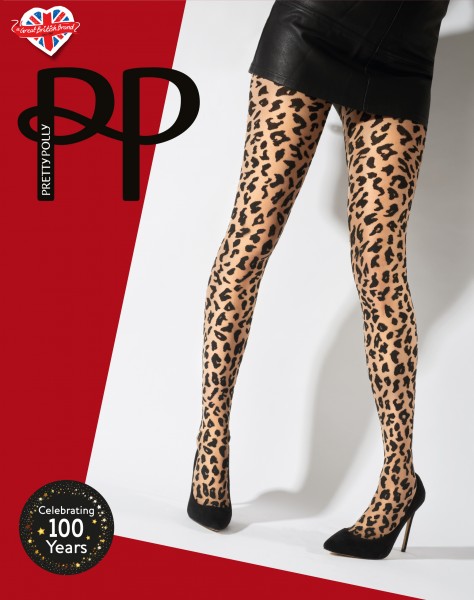 Pretty Polly Animal Design - Feinstrumpfhose mit angesagter Wildtier-Musterung